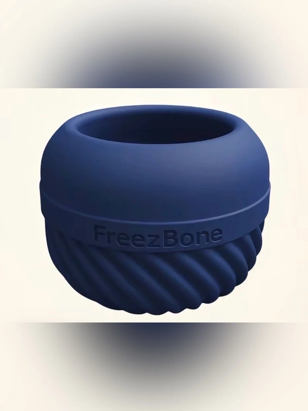 Freezbone L Super Chewer! Dog Treat meal bowl NEW! Navy Large & XL Dog freezer